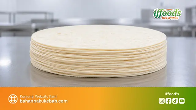 Produk tortilla kemasan dengan perbandingan harga tortilla berdasarkan ukuran dan kebutuhan usaha